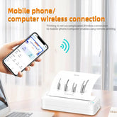 Mini Thermal Printer - Wireless Bluetooth A4 Photo & Document Printer